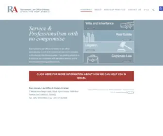 Amramlaw.com(Ran Amram) Screenshot