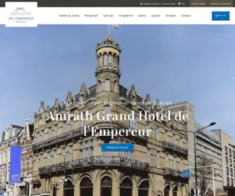 Amrathhotelempereur.nl(Luxe Hotel Maastricht) Screenshot