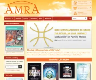 Amraverlag.de(AMRA Verlag Shop) Screenshot