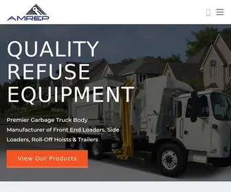 Amrepproducts.com(Garbage Truck Body) Screenshot