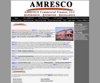 Amresco.com(AMRESCO Commercial Finance) Screenshot