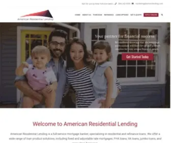 Amreslending.com(Finding the right mortgage) Screenshot