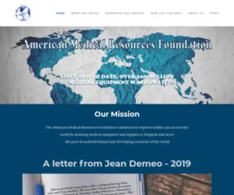 AMRF.com(American Resources Foundation) Screenshot