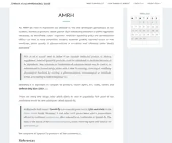 AMRH.org(Spanish Fly & Aphrodisiacs Guide) Screenshot