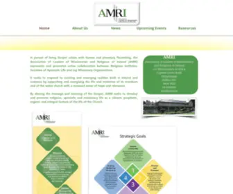 Amri.ie(Association of Leaders of Missionaries & Religious of Ireland) Screenshot