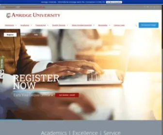 Amridgeuniversity.edu(Amridge University) Screenshot