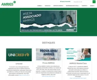 Amrigs.com.br(Página inicial) Screenshot