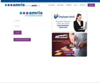 Amrislive.com(Log In) Screenshot