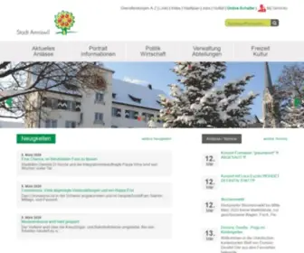 Amriswil.ch(Stadt Amriswil) Screenshot