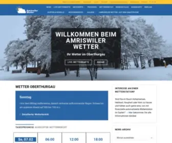 Amriswilerwetter.ch(Ihr Wetter im Oberthurgau) Screenshot