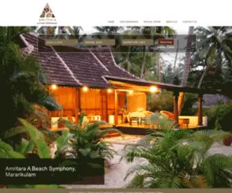 Amritara.co.in(Anantara Hotels and Resorts) Screenshot