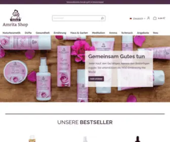 Amritashop.com(Amma.de Testumgebung) Screenshot