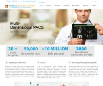 Amritatech.com(Amrita Technologies) Screenshot