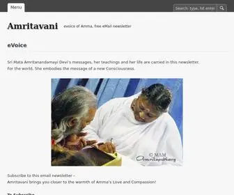 Amritavani.com(Evoice of Amma) Screenshot