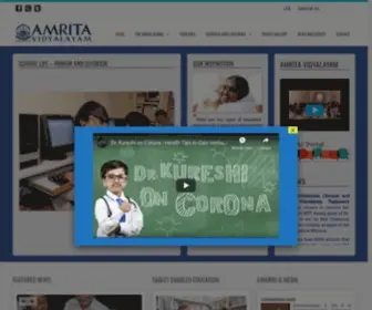 Amritavidyalayam.org(Amrita Vidyalayam) Screenshot