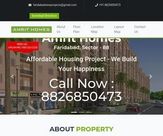 Amrithomes.org(Amrit Homes) Screenshot