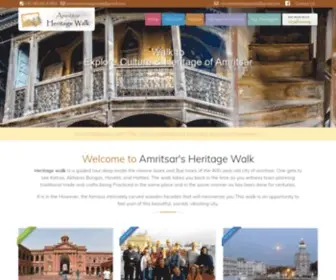 Amritsarheritagewalk.com(Heritage Walk Amritsar) Screenshot