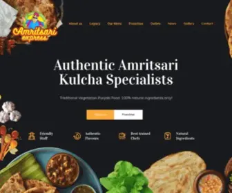 Amritsariexpress.com(Amritsari Kulcha Specialist in Delhi) Screenshot