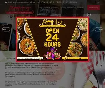 Amritsruae.com(Best Indian Restaurant in Dubai) Screenshot