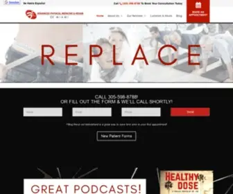 Amrmiami.com(Pain Relief Physicians Miami FL) Screenshot