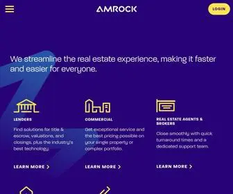 Amrock.com(Title, Settlement & Valuation Services) Screenshot