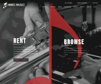 Amromusic.com(Amro Music) Screenshot