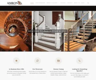 Amronstairs.com(Amron Stair Works) Screenshot