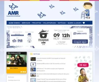 AMR.org.br(Associação Mineira de Reabilitação) Screenshot