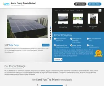 Amrutenergy.in(Amrut Energy Private Limited) Screenshot