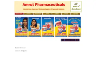 Amrutpharma.in(Amrut Pharmaceuticals) Screenshot