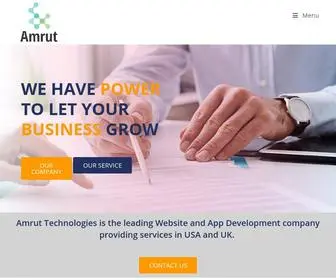 Amruttechnologies.com(Amrut Technologies) Screenshot