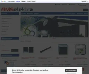 AMS-Elektro.com(Elektroartikel) Screenshot