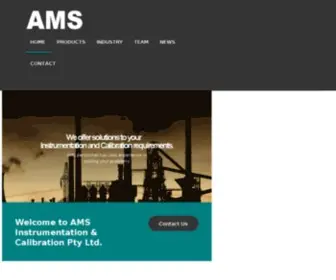 AMS-Ic.com.au(AMS Instrumentation & Calibration Solutions Australia) Screenshot