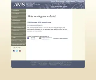 AMS-Net.org(AMS Home) Screenshot