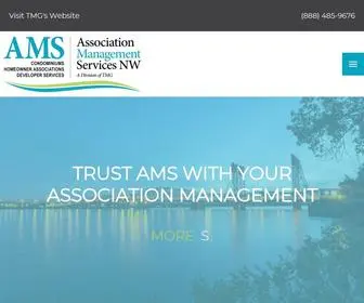 AMS-NW.com(AMS Association Management Services NW) Screenshot