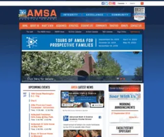 Amsacs.org(Advanced Math And Science Academy Charter School) Screenshot