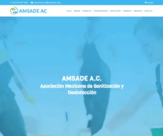 Amsade.org(Sanitización) Screenshot