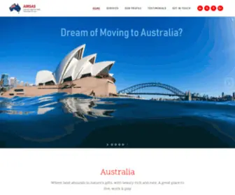 Amsas.com.au(Australian Migration Skills Assessment Services) Screenshot
