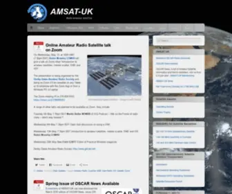 Amsat-UK.org(Radio Amateur Satellites) Screenshot