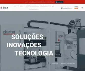 Amsbrasil.com.br(Tecnologias em usinagem e manufatura aditiva) Screenshot