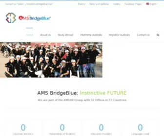 Amsbridgeblue.com(AMS BridgeBlue) Screenshot