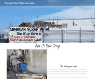 Amscrapmetal.com(Buyers of Ferrous and Non) Screenshot