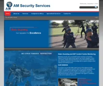 Amsecurity.co.za(Protect and Serve) Screenshot