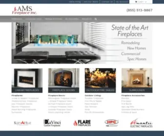 Amsfireplace.com(Fireplaces) Screenshot