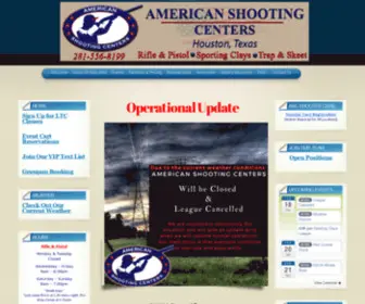 Amshootcenters.com(American Shooting Centers) Screenshot