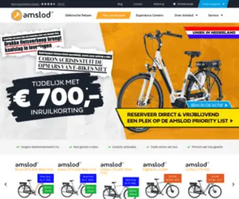 Amslod.nl(Amslod elektrische fietsen) Screenshot