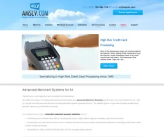 AMSLV.com(High Risk Merchant Accounts) Screenshot