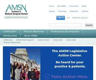 AMSN.org(Academy of Medical) Screenshot