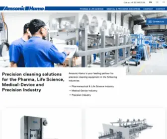 Amsonic.com(Precision Cleaning) Screenshot