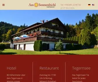 Amsonnenbichl.de(Hotel Amsonnenbichl) Screenshot